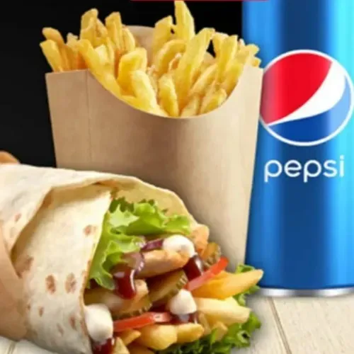 2 Kebab Mexican + 1 Cartofi pai + 2 Băuturi